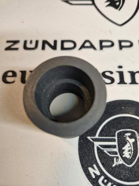 Originalgetreuer Nachbau des Ansauggummis für Zündapp KS 50 (Typ 517) in Dunkel GRAU MATT